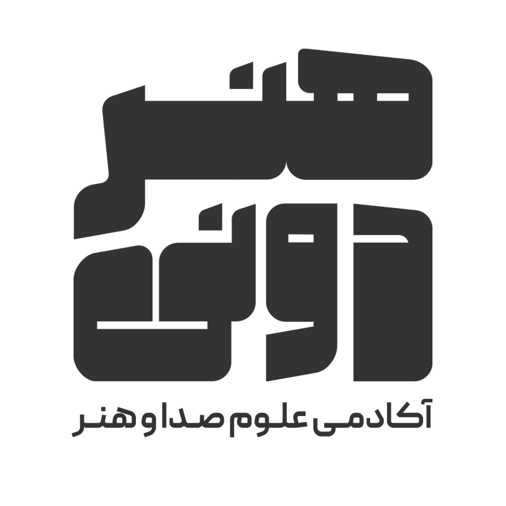 لوگوی هنردونی مشکی